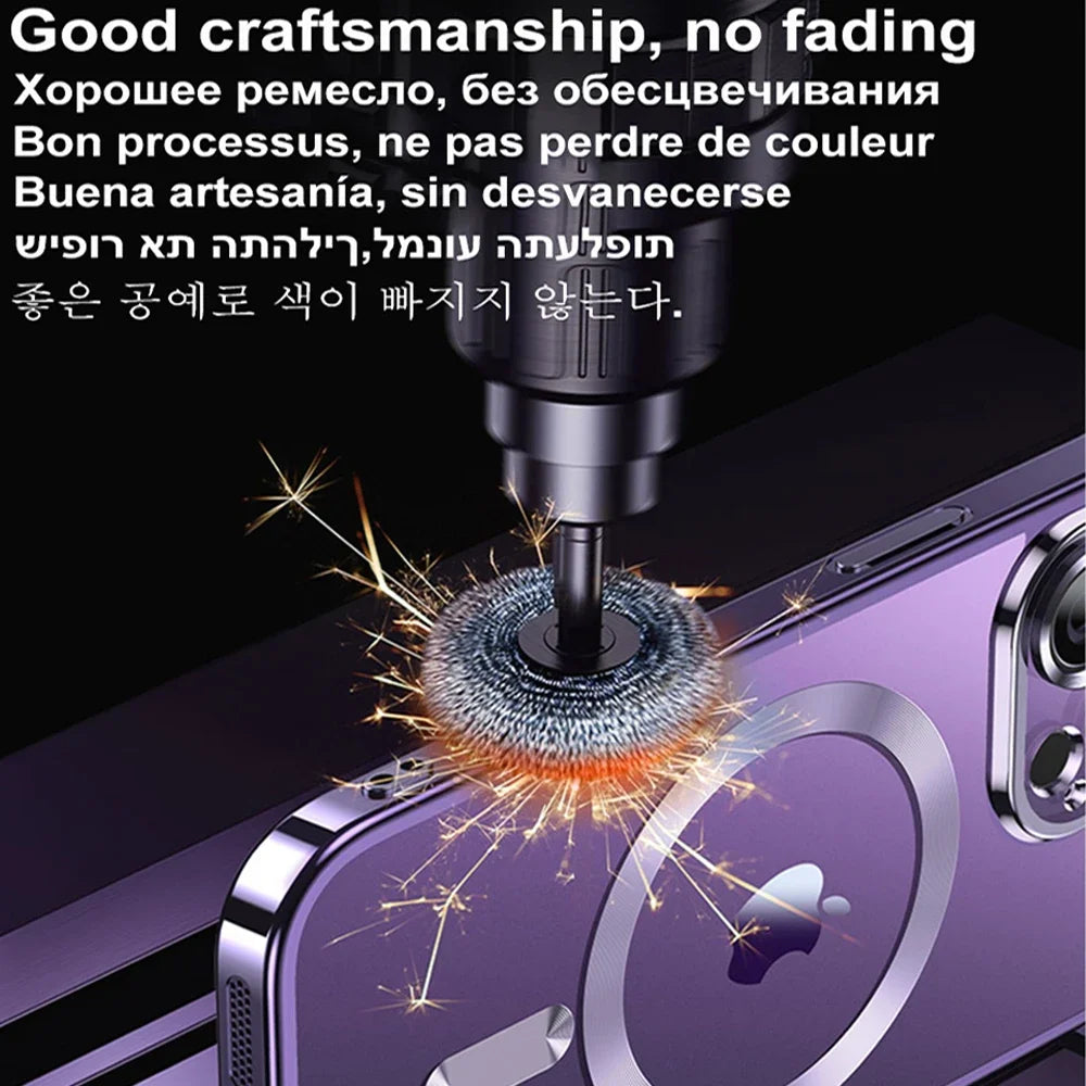 Magnetic Plating Case For iPhone