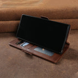 Funda Wallet Card Slot Luxury Leather Case For Samsung