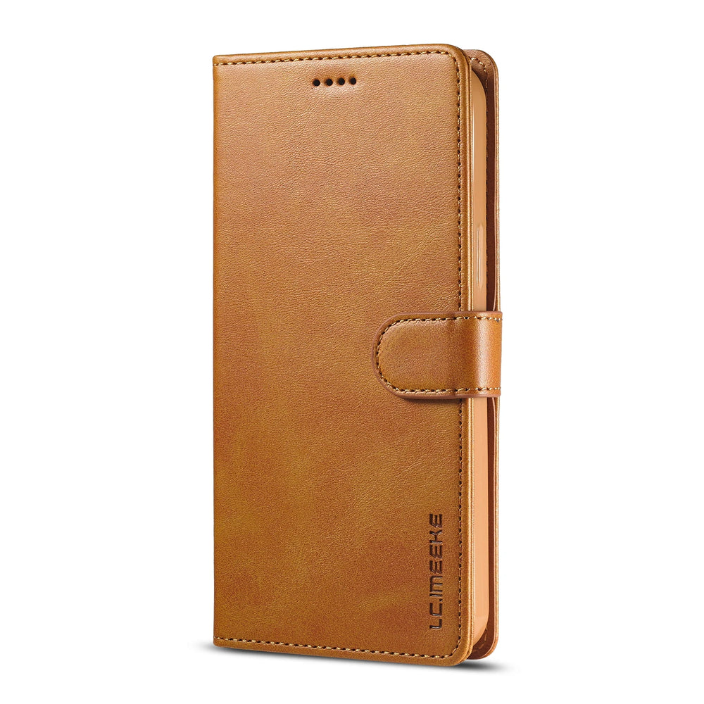 Business Leather + Flip Wallet Card Holder Case for Samsung Galaxy