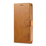 Business Leather + Flip Wallet Card Holder Case for Samsung Galaxy