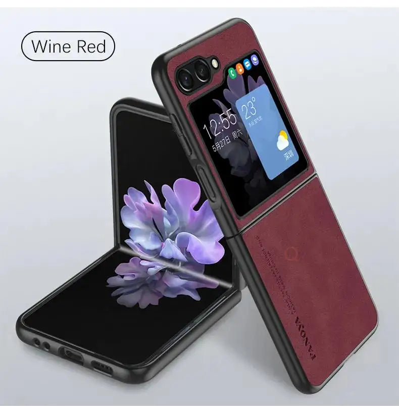 Luxury Vintage Sheepskin Leather Case For Samsung Galaxy