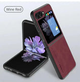 Luxury Vintage Sheepskin Leather Case For Samsung Galaxy