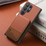 Magnetic Wallet with Card Holder Phone Case for Samsung
