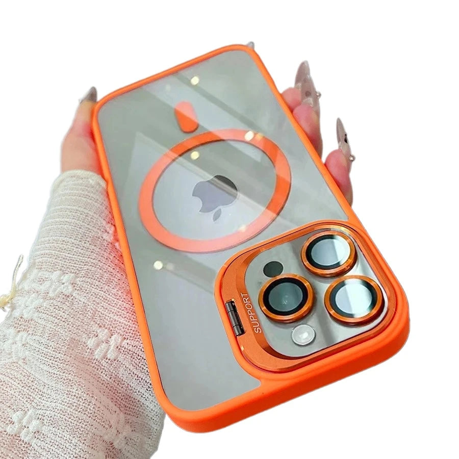 Luxury Magnetic Ring Stand Case For iPhone