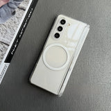 Slim Matte Hinge Protection Magsafe Case for Samsung