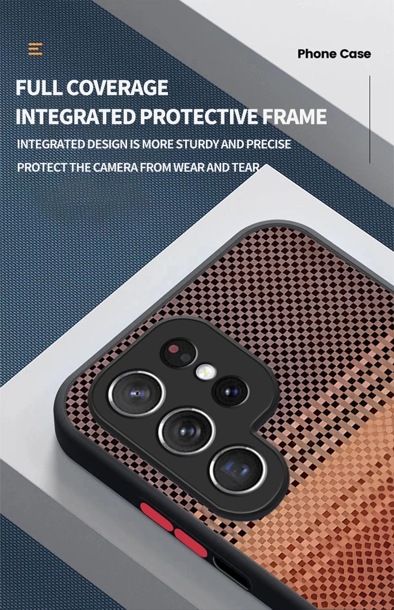 Luxury Real Aramid Fiber Matte Case For Samsung Galaxy