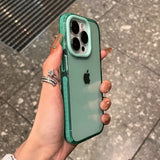 Luxury Transparent Airbag Bumper Case For iPhone
