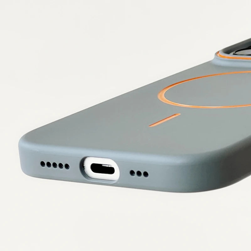 Ultrathin Hit Color MagSafe Phone Case for iPhone