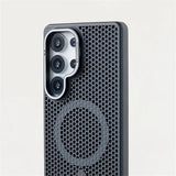Honeycomb Mesh Cooling Magnetic Bumper Case for Samsung