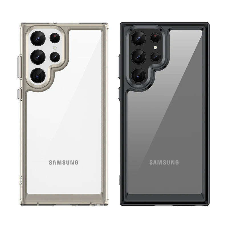 Silicone Clear Shockproof TPU Case For Samsung
