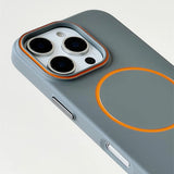 Ultra Thin Simple Hit Color Magsafe Phone Case for iPhone