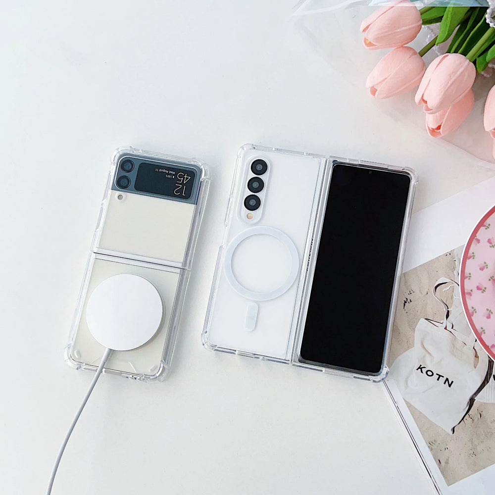 Transparent Shockproof Magsafe Case For Samsung
