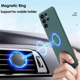 Liquid Silicone Magnetic Holder Case For Samsung