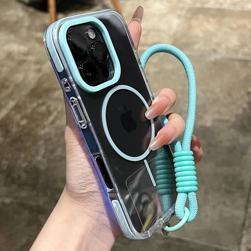 Luxury Clear Soft For Magsafe Case for iPhone