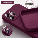 New Silicone Solid Color Fall and Collision Protection Case For IPhone