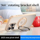 Rotating Magnetic Kickstand Stand Phone Case For iPhone
