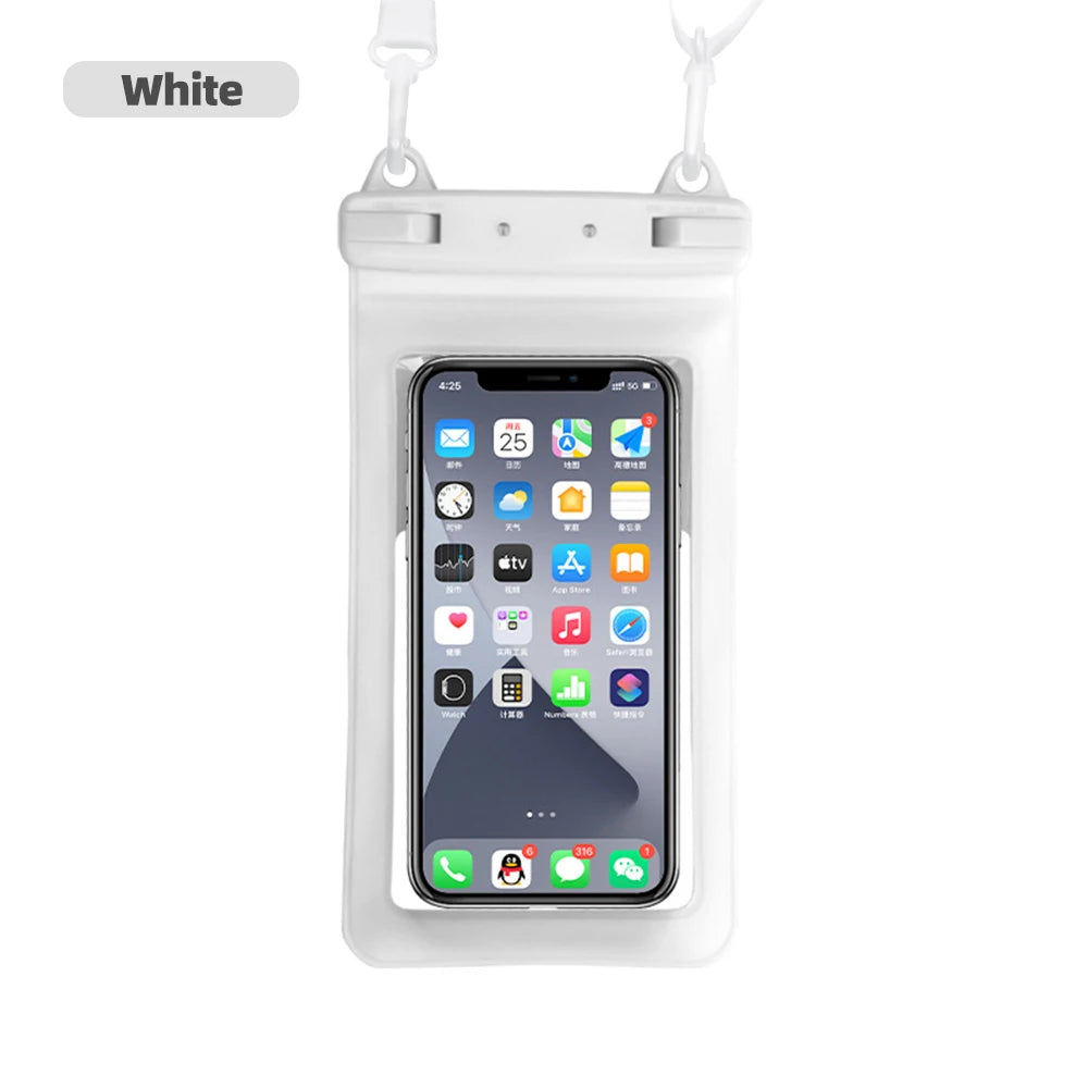 Full View Waterproof Transparent Swimming Pouch Case for Phone