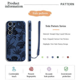 Flower Line Art Soft Silicone Phone Case for Samsung
