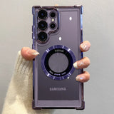 Luxury Plating Magnetic Case For Samsung