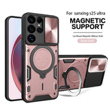 Magnetic Ring Holder Armor Shockproof Case For Samsung