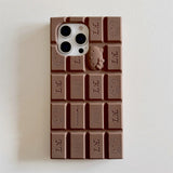 3D Chocolate Rilakkuma Silicone  Case For iPhone