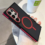 Luxury Matte Magnetic Phone Case for Samsung Galaxy