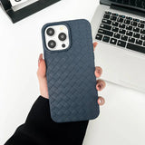 Liquid Silicone Braided Textured Phone Case for IPhone