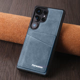 Leather Magnetic Case for Samsung