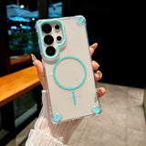 Transparent Magnetic Soft TPU Case For For Samsung