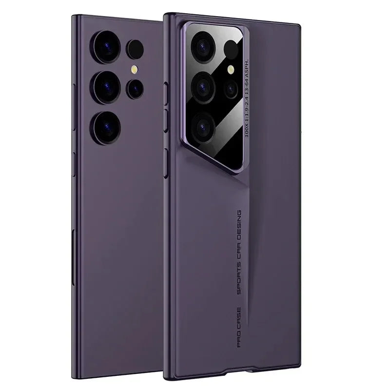 Matte Ultra Thin Blade Mecha PC Hard Phone Case for Samsung