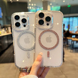 Glitter Silicone Phone Case For iPhone