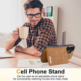 Business Flip Leather Built-in Magnetic Wallet Card Case for iPhone
