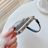 Luxury Retro Stereo Camera Hand with Lanyard Case For iPhone