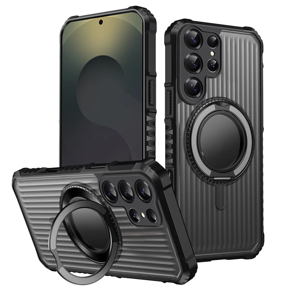 360° Rotate Ring Stand Shockproof Armor Case For Samsung