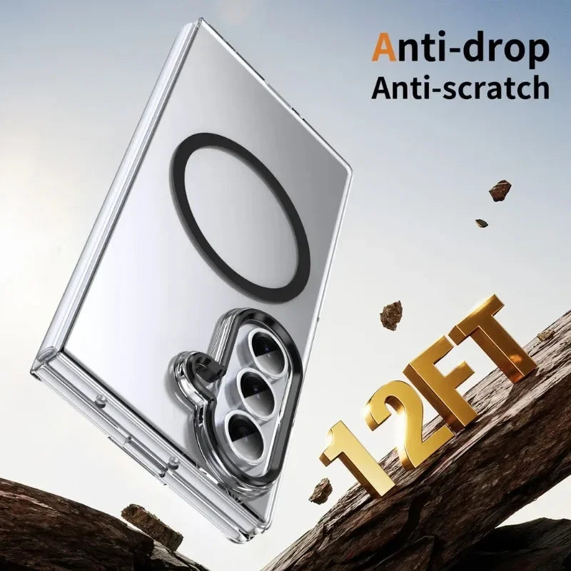 Ultra Slim Transparent Magsafe Phone Case For Samsung