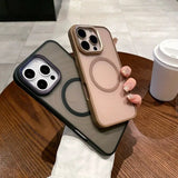 Luxury Matte Magsafe Phone Case For iPhone