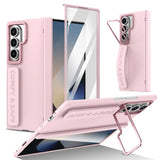 Wristband Magnetic Hinge Case For Samsung