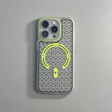 Ultrathin Frosted Geometric Elements MagSafe Case For iPhone