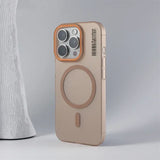 Ultra Thin Frosted Barcode MagSafe Phone Case for iPhone
