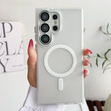 Matte Translucent Magsafe Case For Samsung