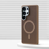 Honeycomb Mesh Cooling Magnetic Bumper Case for Samsung