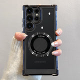 Luxury Plating Magnetic Case For Samsung