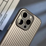 Matte Natural Titanium Grating Hard Phone Case for IPhone