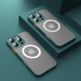 Luxury Matte For Magsafe Case For iPhone