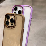Luxury Transparent Soft Silicone Case For iPhone
