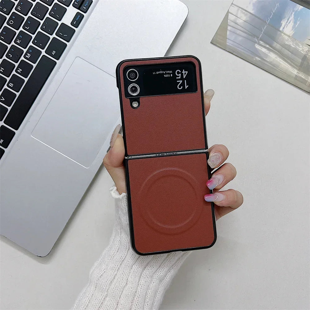 Business PU Leather Magsafe Case for Samsung Galaxy