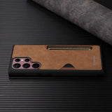 Retro LeatherCover Solt Case for Samsung Galaxy