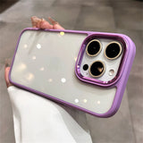 Luxury Transparent Soft Silicone Case For iPhone
