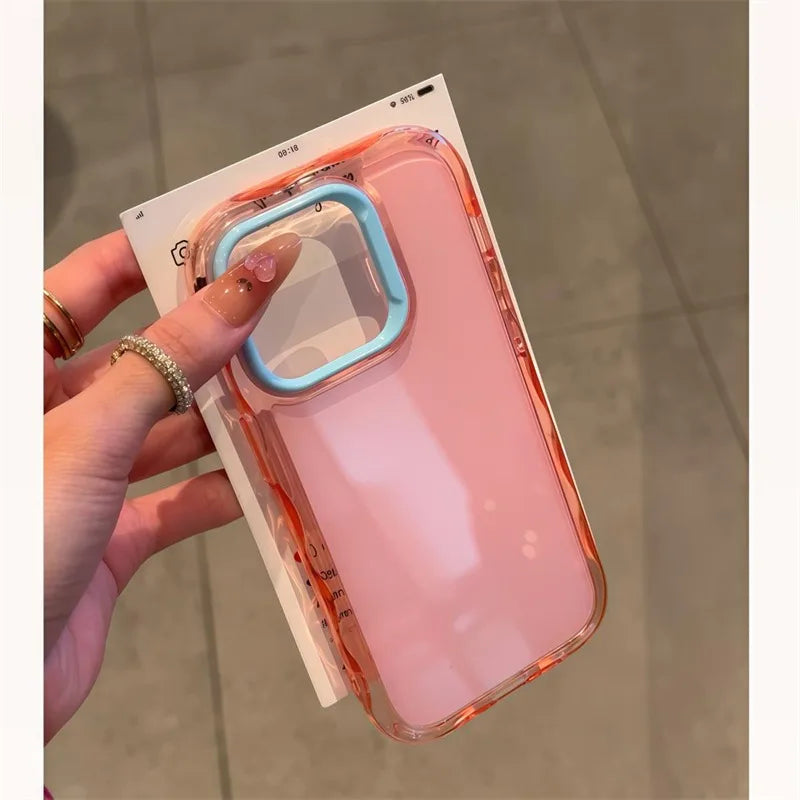 Luxury Jelly Candy Shockproof Case for iPhone