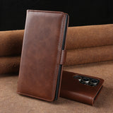 Funda Wallet Card Slot Luxury Leather Case For Samsung